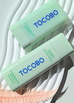 Сонцезахисний крем для чутливої шкіри  tocobo cica calming sun serum spf 50+ pa++++