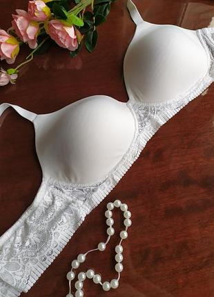 Бюстгалтер с кружевом, без косточек m&amp;s, eur 85c
