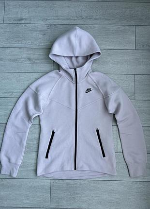 Жіноча кофта найк теч фліс nike tech fleece size xs хс розмір зіп худі светр толстовка fb8338-019 оригінал