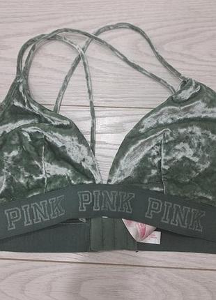 Бархатный топ бралет victoria’s secret р.m