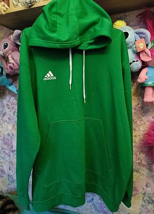 Худи adidas батал на флисе шикарный унисекс