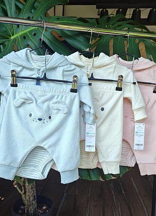 Махровые комплекты carters 3мес, 6мес, 9мес, 12мес