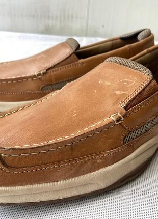Нові чоловічі шкіряні sperry intrepid slip-on boat shoe
