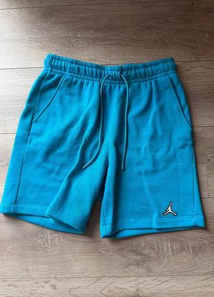 Шорти air jordan brooklyn fleece shorts light blue
