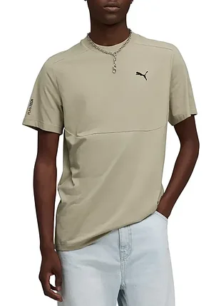 Футболка чоловіча puma tech tee оливкова