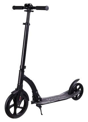 Самокат maxxpro черный sc-30-bl
