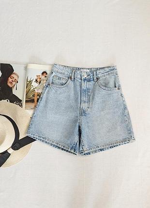 Джинсовые шорты бермуды zara