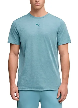 Футболка мужская puma m cloudspun tee бирюзовая
