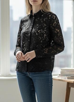 Фінальний розпродаж ціни до 100 грн готична мереживна блуза h&m