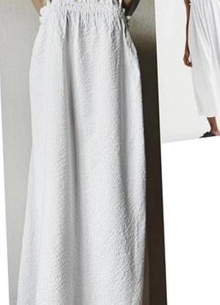 Білий сарафан h&m