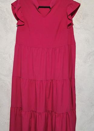 Малінова сукня 2xl