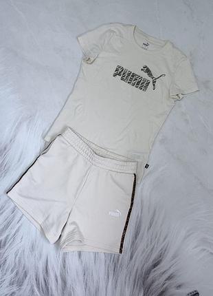 Жіночий костюм шорти футболка puma s 36