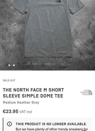 Футболка чоловіча the north face, m, оригінал