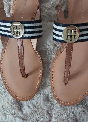 Новые брендовые босоножки tommy hilfiger 37 оригинал кожаные