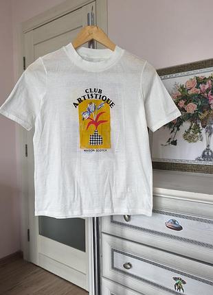Футболка maison scotch