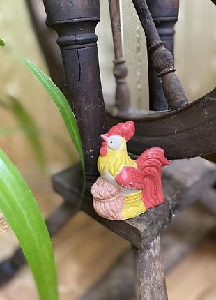 Півник 🍀🐓 фігурка керамічна інтерʼєрна статуетка петух петушок іграшковий
