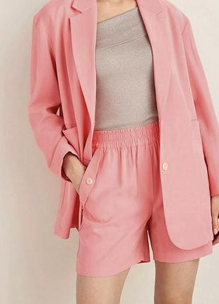 ​🌸 новий  пудрово рожевий брендовий піджак оверсайз від next tailoring (преміум лінійка) — з бірками!