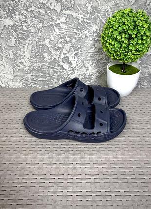 Crocs кроксы шлепанцы тапочки m5 w7 37-38 размер синие