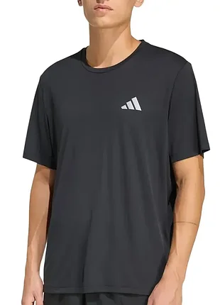 Футболка чоловіча adidas run ess tee m чорна