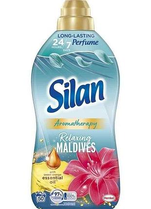 Кондиционер 1,1л для белья aromatherapy райские мальдивы тм silan