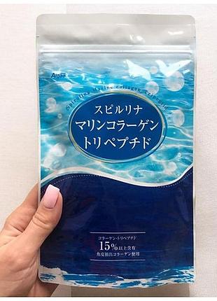 Спирулина с морским коллагеном spirulina &amp; marine collagen algae, япония