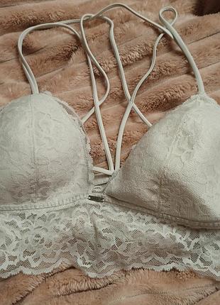 Бра бралетт топ бюст с кружевом с кружкой victoria’s secret