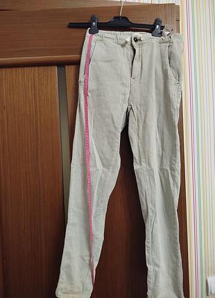 Стильні бежеві штани zara kids, розмір 164 (13-14 років)