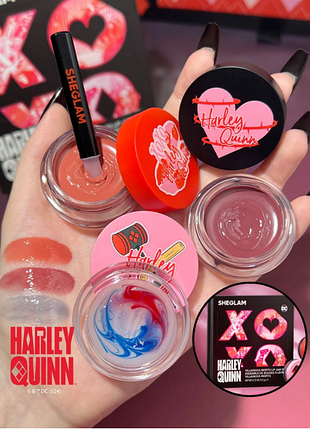 Набор блесков для губ sheglam harley quinn villainous misfits lip jam set (6232)