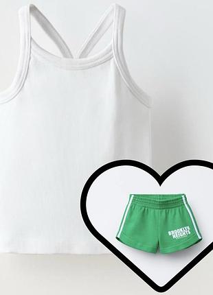 Топ і шорти zara 12-14 років