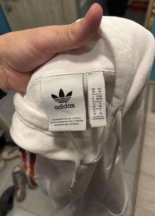 Худі біле addidas m 3