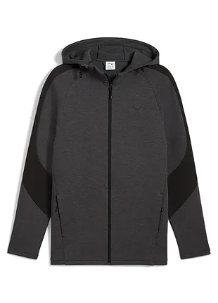 Толстовка чоловіча puma evostripe core fz hoodie графiтова