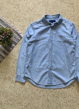 Prl polo ralph lauren jean overshot denim shirt сорочка джинсова ральф лорен поло м розмір