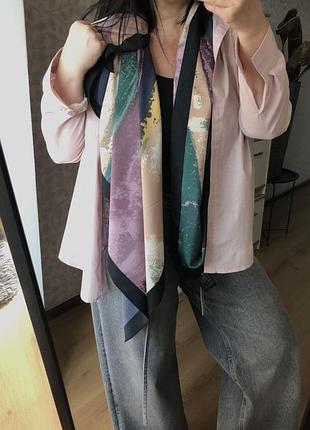 Хустка, платок, палантин, яскравий принт, абстракція, велика, h&m