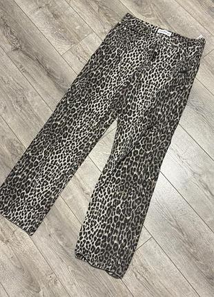 Леопардові штани pull&bear 38 size