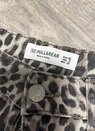 Леопардові штани pull&bear 38 size 2