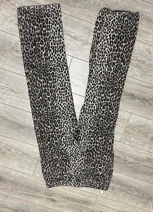 Леопардові штани pull&bear 38 size 3