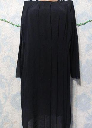 Сукня cos (чорний мінімум із плісировкою) № 401