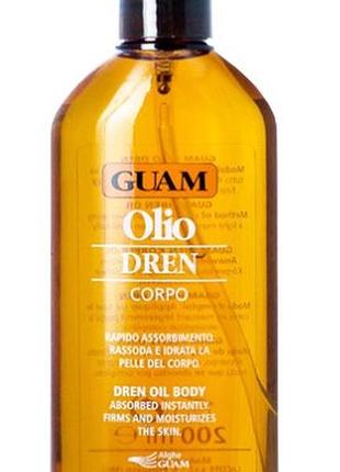 Масло для тіла guam olio dren corpo масло проти целюліту для засмаги