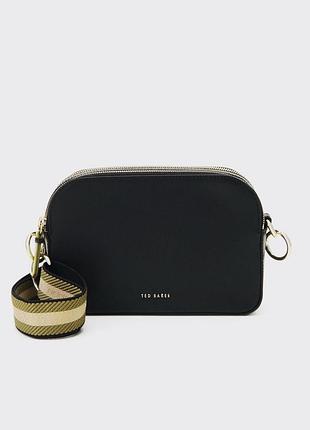 Шкіряна сумка через плече ted baker