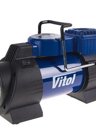 Компрессор "vitol" k-60 150psi/15amp/40л/фонарь/прикуриватель 5
