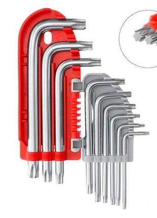 Набір torx ключів intertool 9 шт. prof 2