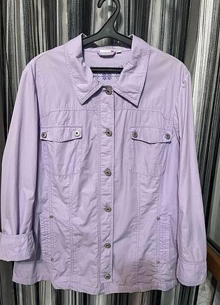 Женский коттоновый пиджак от outfit. р-р: 50(ев).
