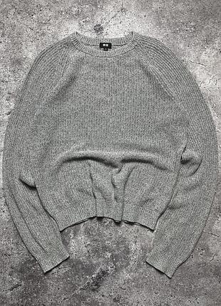 Базовий вʼязаний легкий светр uniqlo