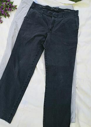 Шикарные стрейчевые коттоновые джинсы,брюки,l,xl, madison best.