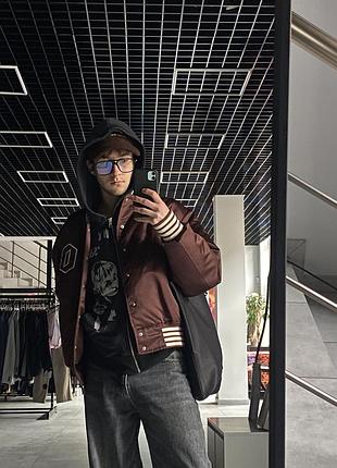 🔥 jack & jones originals varsity bomber jacket 🔥