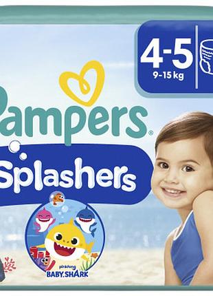 Подгузники pampers для плавания splashers размер 4-5 (9-15 кг) 11 шт (8001090698384)