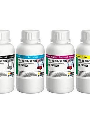 Чорнило colorway epson sc 67/87/79/91/t26 (4х200мл) bk/с/m/y (cw-ew400set02)