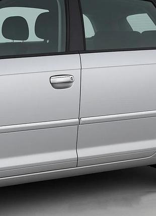 Накладки на ручки (4 шт, нерж.) для ауди a4 b7 2004-2008 рр