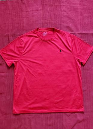 Футболка красная polo ralph lauren. xl