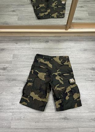 Камуфляжные шорты карго carhartt wip aviation short р. 30 (s) оригинал